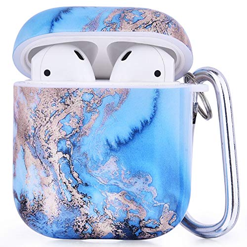 CAGOS Compatible with Airpods Case, 3 in 1 Cute Accessories Protective Hard Case