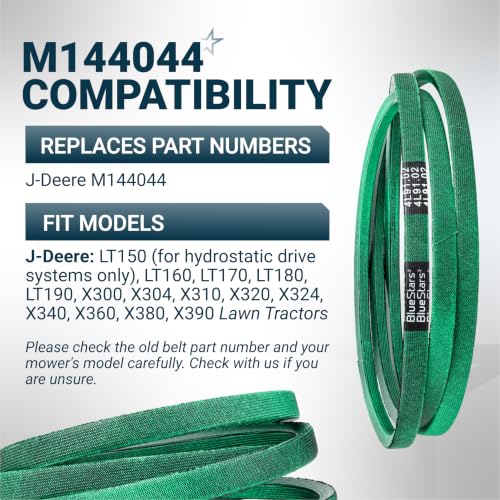 Image of [Upgraded Grip120] BlueStars M144044 Drive Belt | 1 /2 inch x 91.02 inch