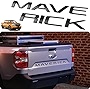 Tailgate Insert Letters for 2022 2023 Ford Maverick Accessories Tailgate Emblem Decal and Graphics Trim Sticker 3M Adhesive & 3D Raised (Matte Black)