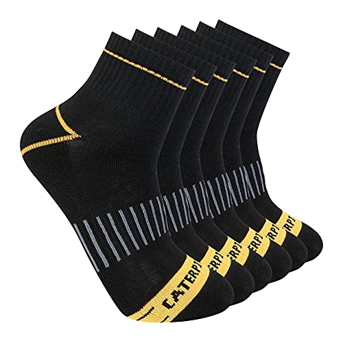 CAT Men's Half Cushioned Quarter Socks
