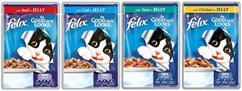 Felix As Good As It Looks Cat Food Fish 80 x 100g (80 Pouches)