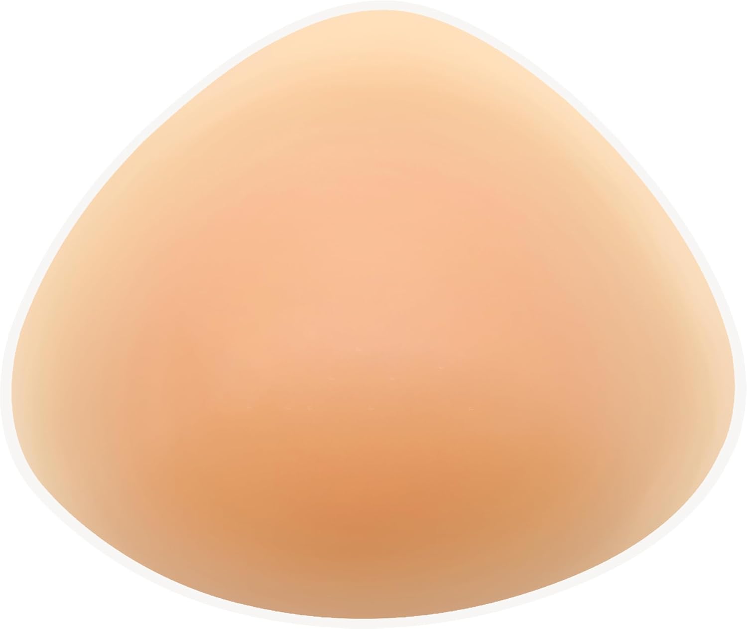 Silicone Breast Form Triangle Mastectomy Prosthesis Concave Bra Enhancer Insert for Swimming Suit, One Piece