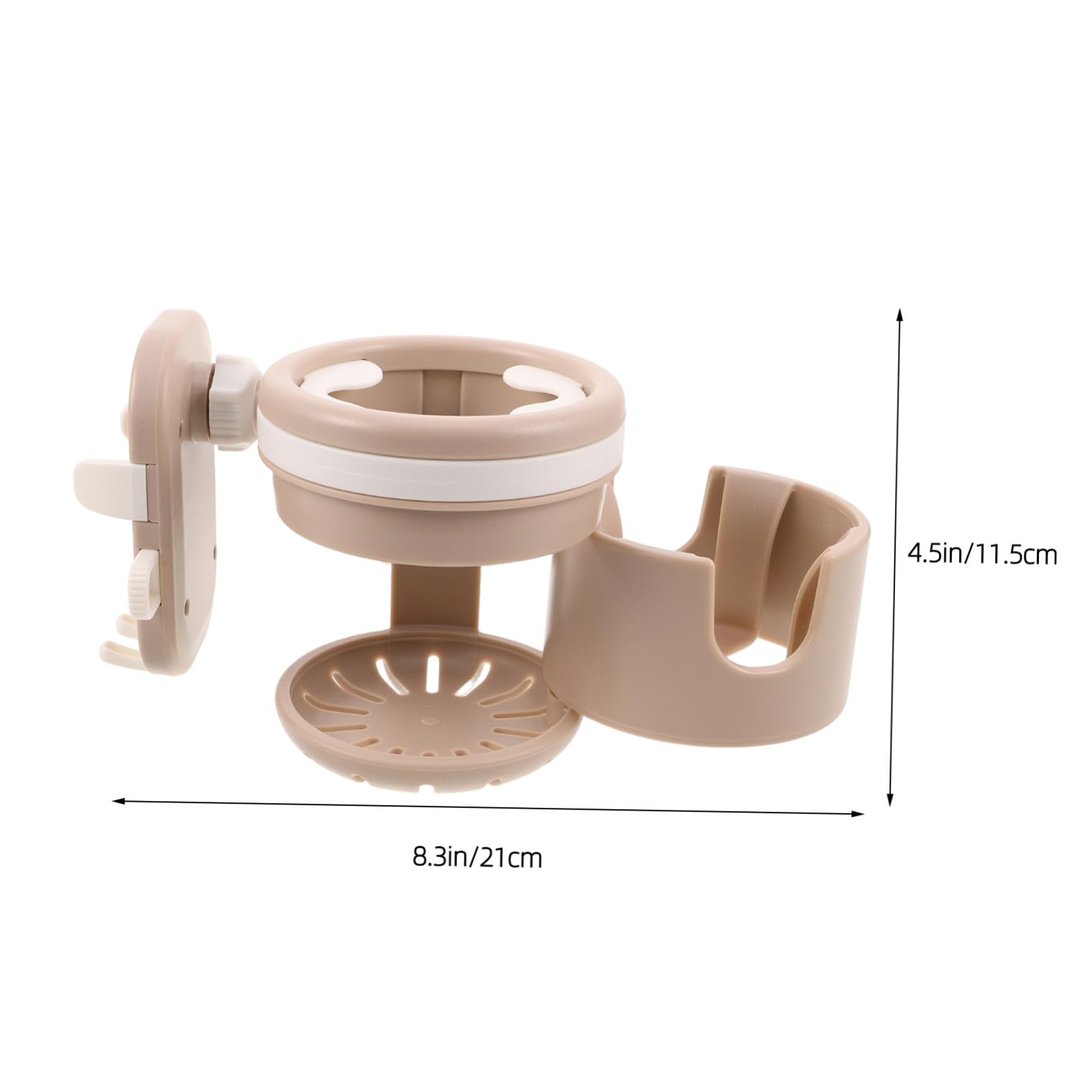 Supporto per Portabicchiere e Telefono per Passeggino Organizer per Tazze e Bevande per Passeggino Supporto per Manubrio per Cellulare e Tazze