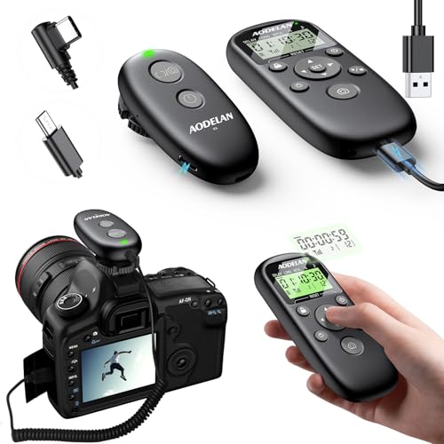 Image of for Sony Cameras Wireless Rechargeable Timer Shutter Release Remote Control with LCD & Upgraded Interval Timer for A7 III, A7 IV, A7R IV, A7C II, A6600, A6700, RX100 VII, ZV-1, ZV-E1, ZV-E10 II