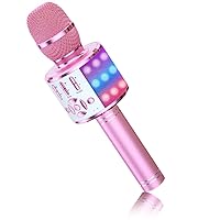 BONAOK Magic Sing Karaoke Microfono Bluetooth Microfono Karaoke Bambini 4 in 1 Sing