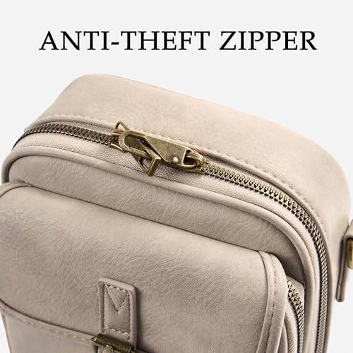 Image of Small Crossbody Bag for Women with Card Slots Vegan Leather Messenger Bag Men Wallet, Cross Body Anti-theft Shoulder Purse