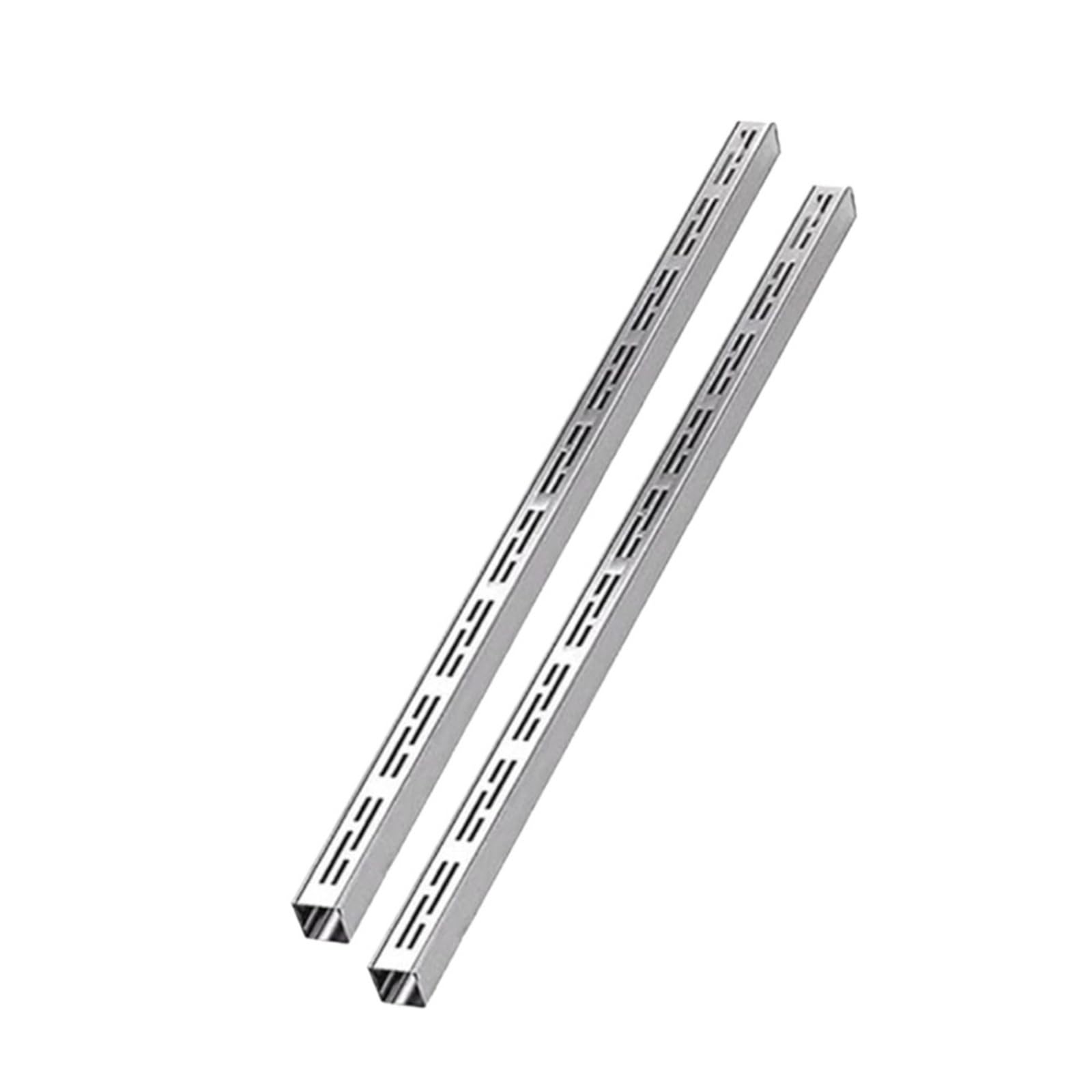 GLDYTVF Stainless Steel Drainage Channel with Removable Grate 100x15x5cm Linear Gutter Kit for Patio Terrace Bathroom Outdoor Rainwater Drainage System