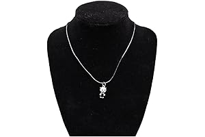 Handmade Glass Panda Necklace for Women