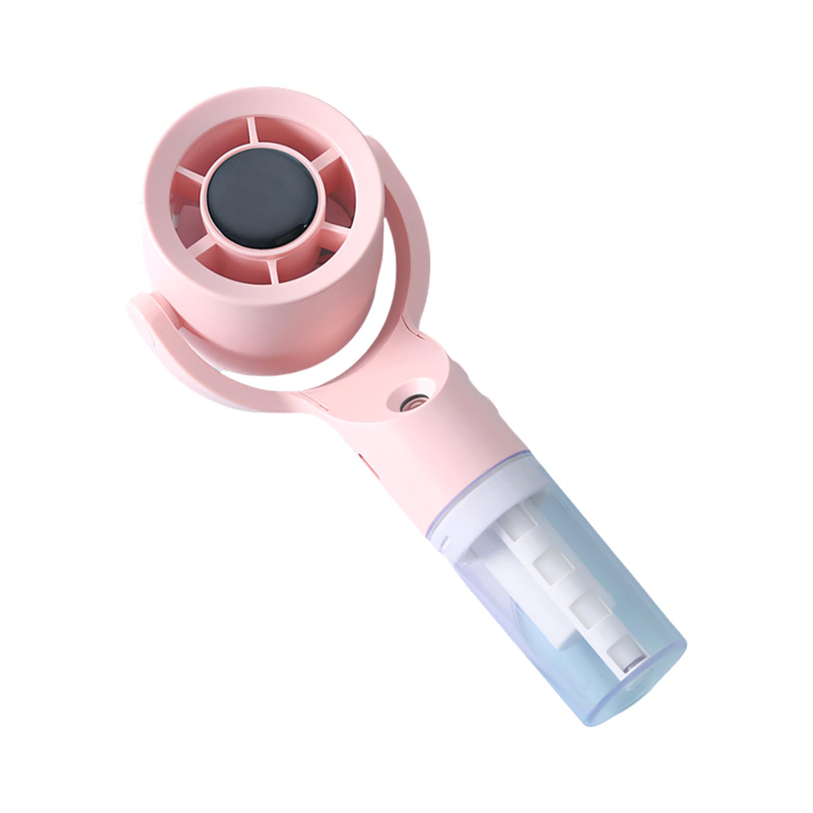 TAZIZI Portable 3 Speed Handheld Fan Travel Home Camping Outdoor Rechargeable Water Sprayer Misting Small