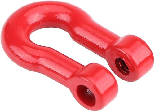 Miniatura 7 de Dilwe Ganchos de cadena RC, cadena de aleación de metal a escala 110 y grilletes de remolque de 31 pulgadas para RC Crawler SCX-10 D90 accesorio de