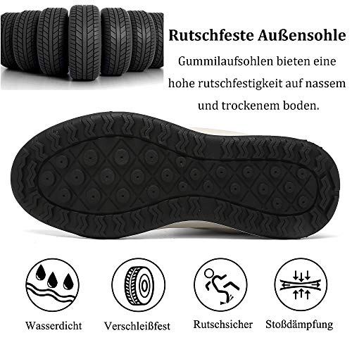 Winterlaarzen Dames Warm Gevoerd Sneeuwlaarzen Antislip Outdoor Wandelschoenen Grootte 37-42 - Image 5