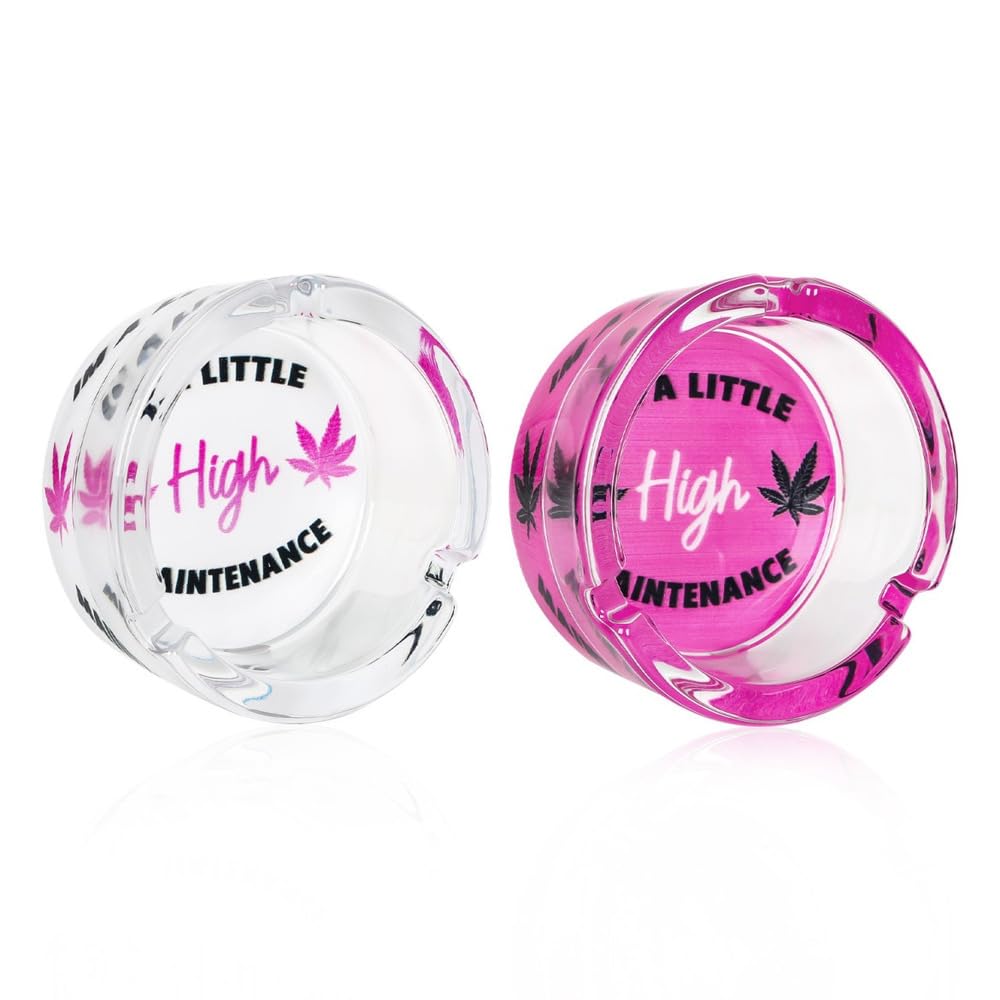 Wise Skies Rainbow Assorted Tray Design Ashtrays High Maintenance Rappers Silence Tray Designs (Assorted High Maintenance Ashtray)