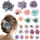 🌸Polyvalentes à assortir – Petites, légères et charmantes. Parfaites pour un look bohème en vacances. Peuvent aussi se fixer sur les vêtements, sacs ou chapeaux en tant que broche ou accessoire. Idéal pour créer des looks hawaïens ou bohèmes.