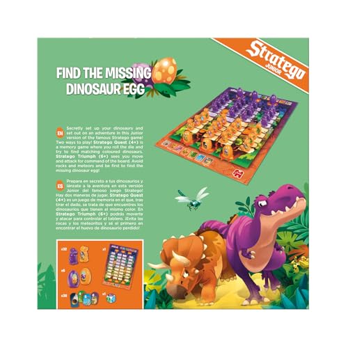 Jumbo Stratego Junior Dinos juego de mesa para 2 jugadores miniatura 3