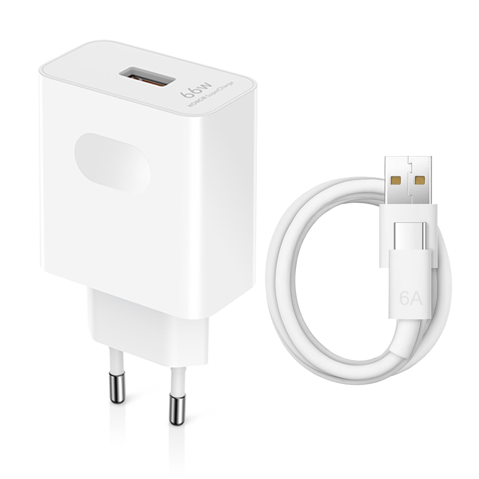 66W HONOR Supercharge Original, con cavo Honor 6A USB-C, HONOR Caricatore originale