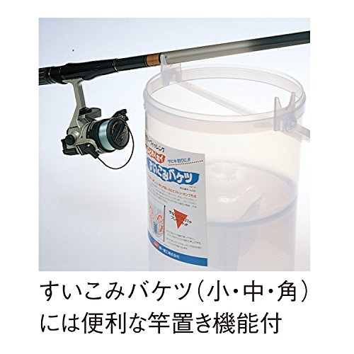 第一精工 撒き餌バッカン 吸イ込ミバケツ フタ付 中 11020