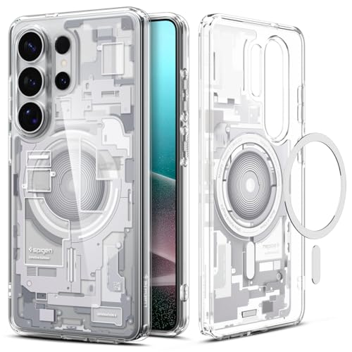 Image of Spigen for Galaxy S26 Ultra Case, Ultra Hybrid MagFit [Anti-Yellowing] [Compatible with MagSafe] [Fast Wireless Charging] - Zero One White