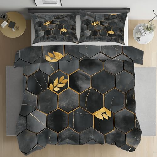 Parure de lit chic moderne en microfibre de literie supérieure 140x200
