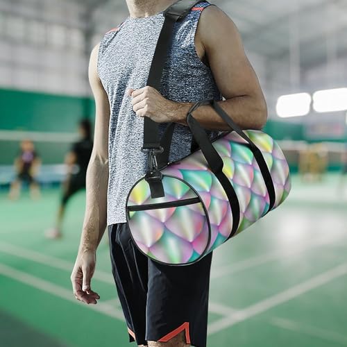Sac de sport gym queue de sirène coloré - Sac week-end et duffel bag 45cm - 7