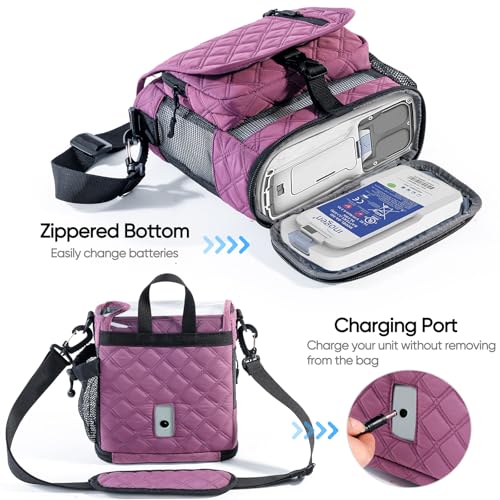 Image of BAGSFY Lightweight Shoulder Carry Bag for Inogen One G5 & Rove 6 - Portable Oxygen Concentrator Tote for Travel