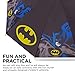 DC Comics Boys Umbrella And Poncho Raincoat Set, Batman Boys Rain Wear For Toddler Ages 2-4 Or Kids Ages 4-7