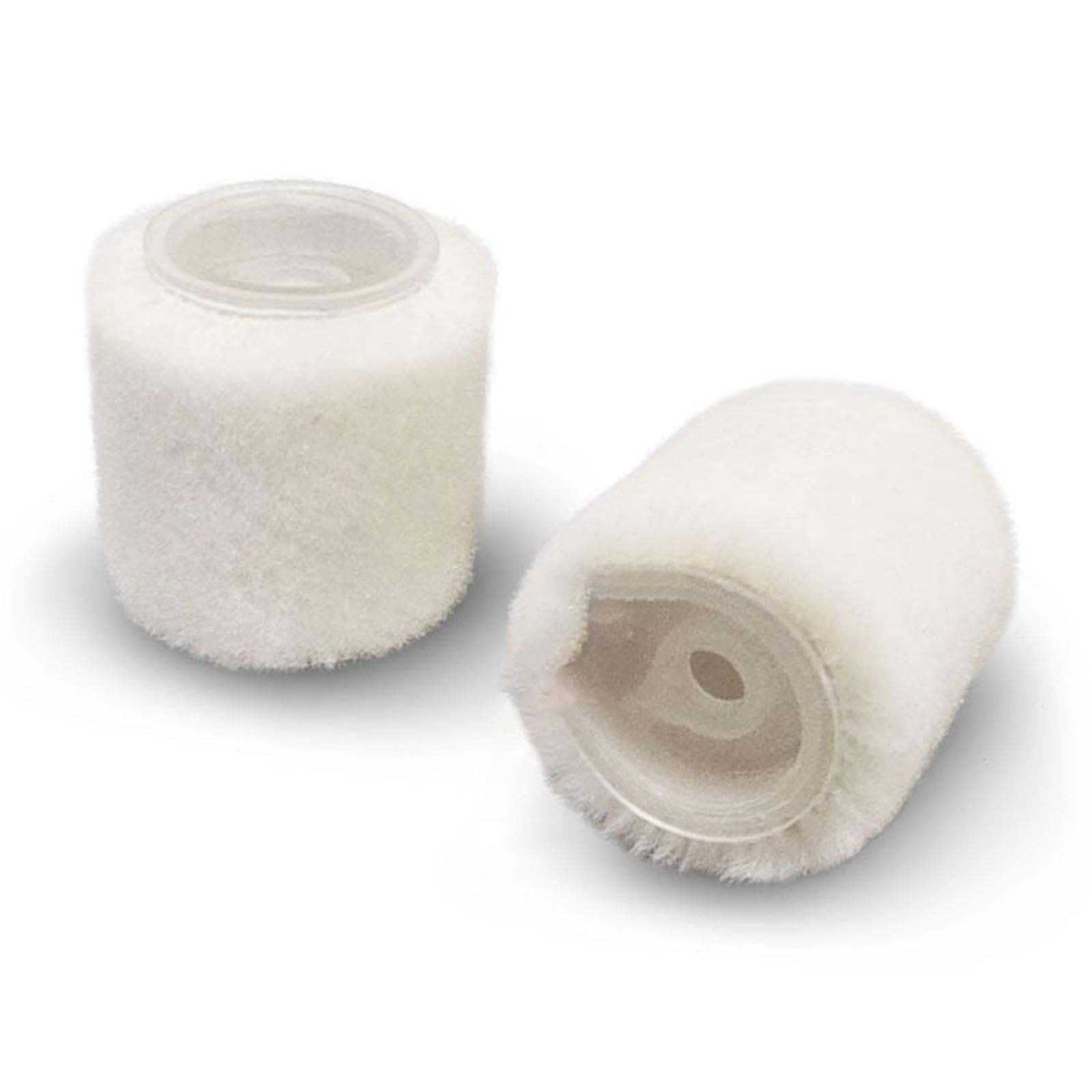 Confezione da 2 mini rulli per vernice, piccoli rulli di lana da 10,2 cm per dettagli precisi, ideali per ritocchi, progetti artistici e pittura in miniatura