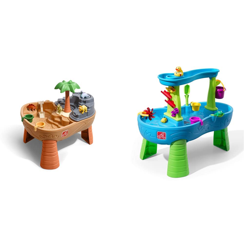 Step2 Dino Dig Sand and Water Play Table + Step2 Rain Showers