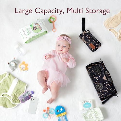 image for Momcozy Universal Stroller Organizer with Insulated Cup Holder Detacha