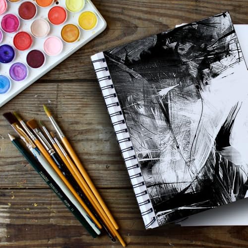 Image of anupam A5 Sketch Book 128 Pages - 130GSM, White (OXFORT SK BK A5 Wire-O)