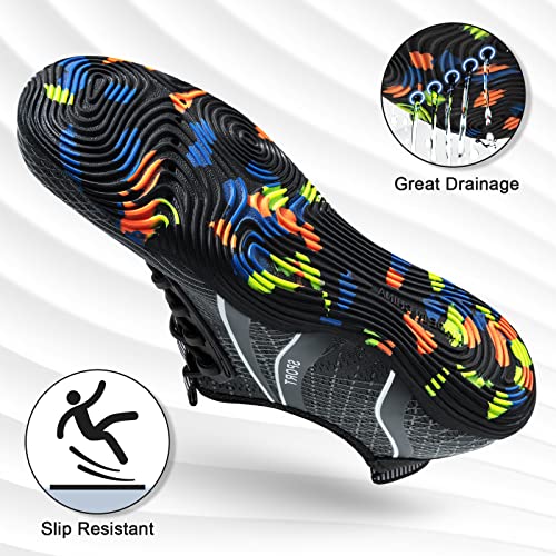 Image of ATHMILE Water Shoes for Men Women River Swim Beach Pool Adult Quick Dry