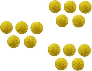 Toddmomy 15 Pcs foam golf balls indoor golf balls high elastic golf balls floating range balls golf training ball practice balls outdoor balls high elastic balls high bouncing ball pu