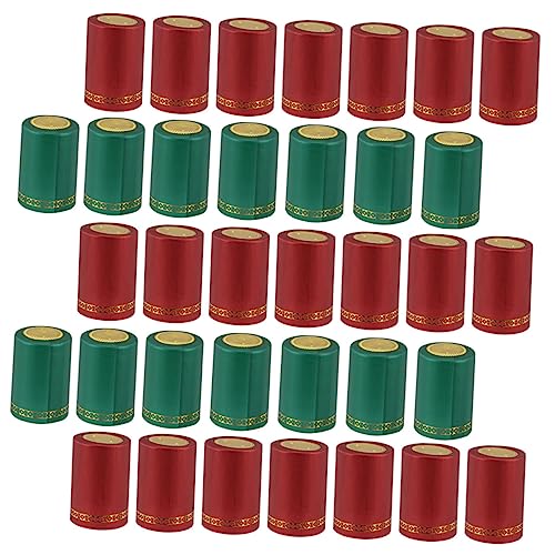 VINTORKY 200pcs Wine Bottle Sealing Films Heat Shrink Capsules for Wine Bottles Decorative Shrink Caps for Preservation Presentation