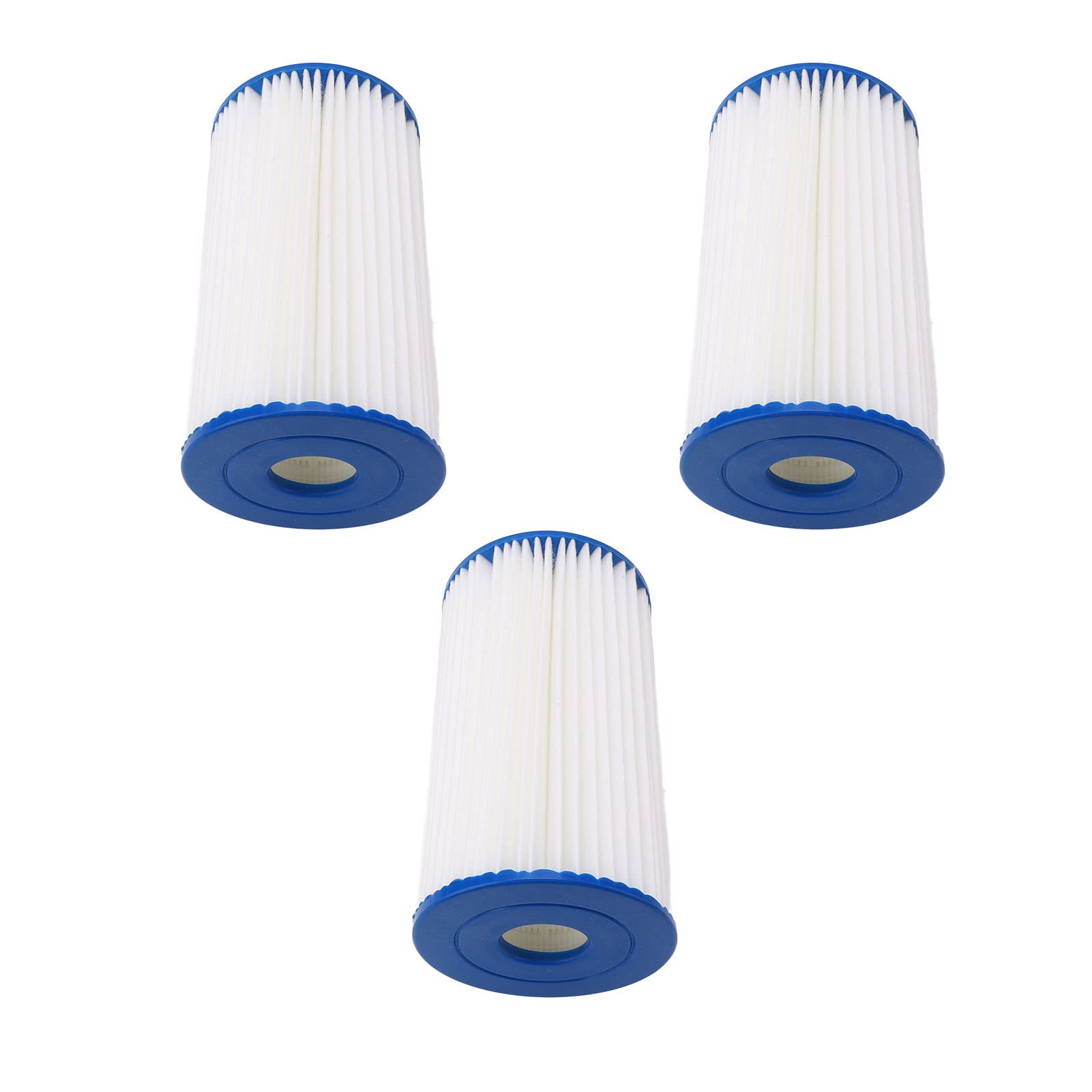 Filtri per Piscina, 3 Pezzi Tipo B, Cartucce Filtro con Trefoil