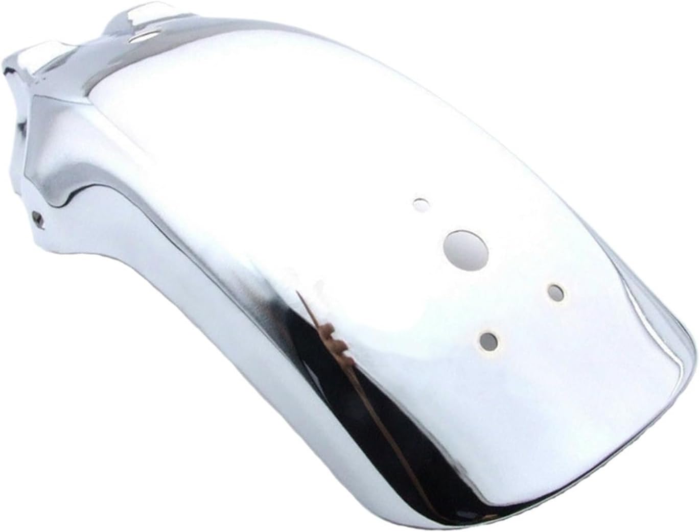 Metal Motorcycle Rear Mudguard Compatible With Yamaha V-Star Virago 250 535 750 1100 (Color : White)