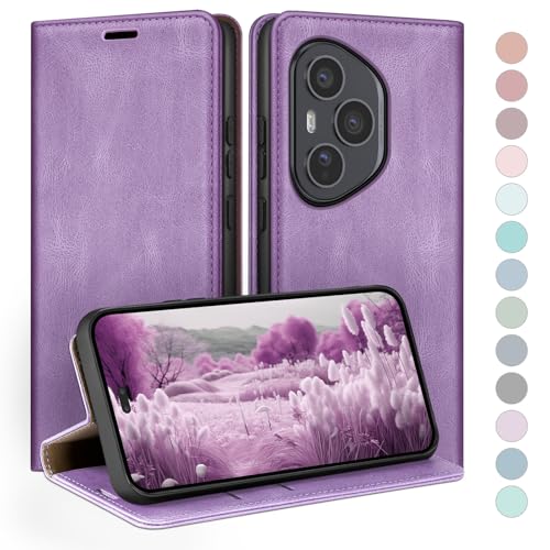 Coque Honor 400 Pro 5G avec RFID Blocage Etui Rabat Cuir Portefeuille