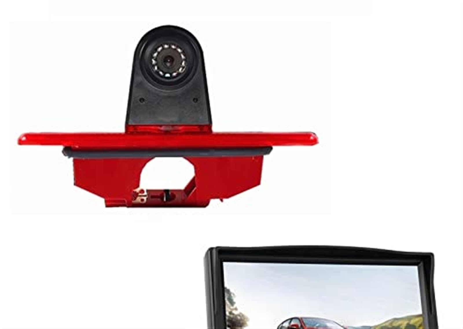 E9 HD 720P 3. kamera światła stopu +4. Monitor, dla Fiat, Scudo, Peugeot, Expert, Citroen, SpaceTourer Kamera tylnego światła stopu samochodu