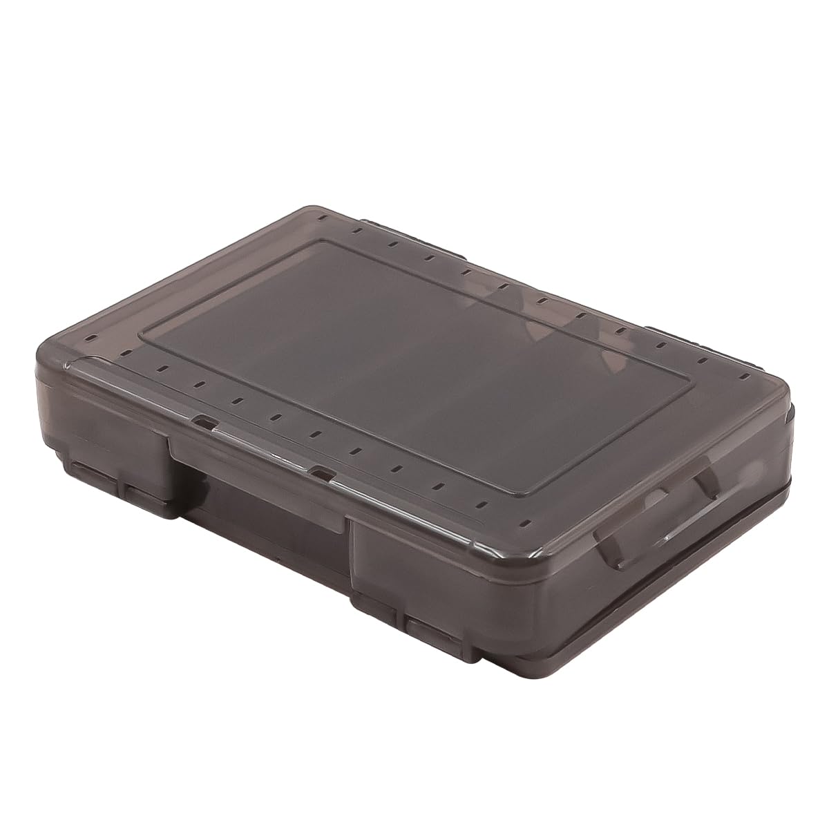 Caja de señuelos de Doble Cara con Caja de Aparejos de Pesca de Mar de Mano para señuelos Duros o Blandos para Buceo Señuelos flotantes de Superficie con faldón Que se Hunden 10 Rejillas