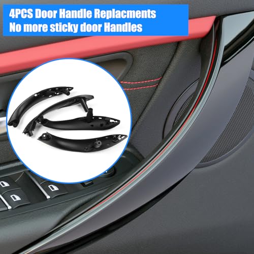 Image of Jaronx Compatible with BMW Door Handles Replacement for 320i,325i,328i,330i,335i,340i F30 /F31 /F80 M3, 4PCS Driver Side and Passenger Side Interior Door Pull Handle Replacement(NOT for 4 Series) | 320i,325i,328i,330i,335i,340i 4PCS Driver Side and Passenger Side Interior Door Pull Handle Replacement(NOT for 4 Series)