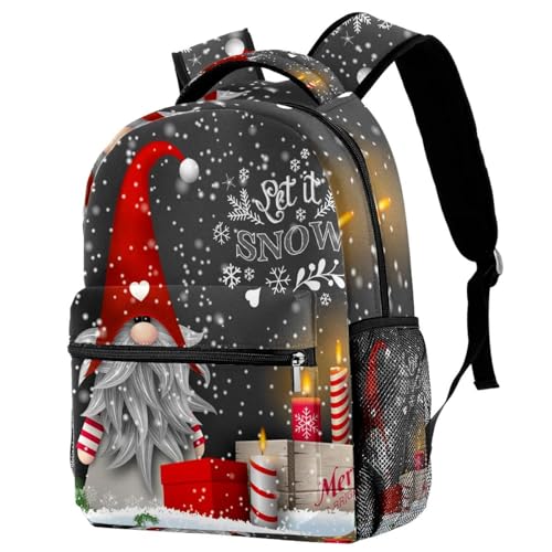 Sac de voyage décontracté motif neige et Père Noël pour les escapades