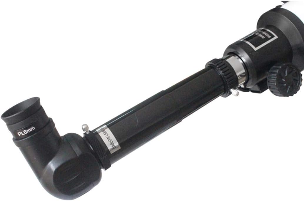 Refractor Telescope with Finder Scope Portable Telescope for Astronomy Beginners 90 Degree FullMirror Focal Length 90