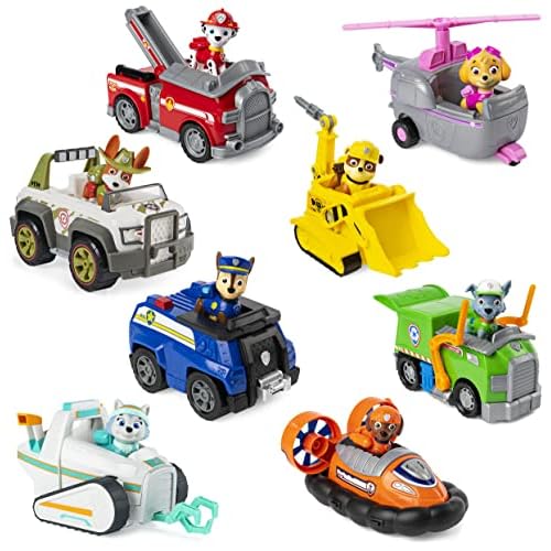 PATRULLA CANINA - FIGURAS PATRULLA CANINA + VEHÍCULO - Coche de 15 cm + 1 Figura Paw Patrol - 6052310 - Juegos Infantiles - Juguetes Niños 3 Años +