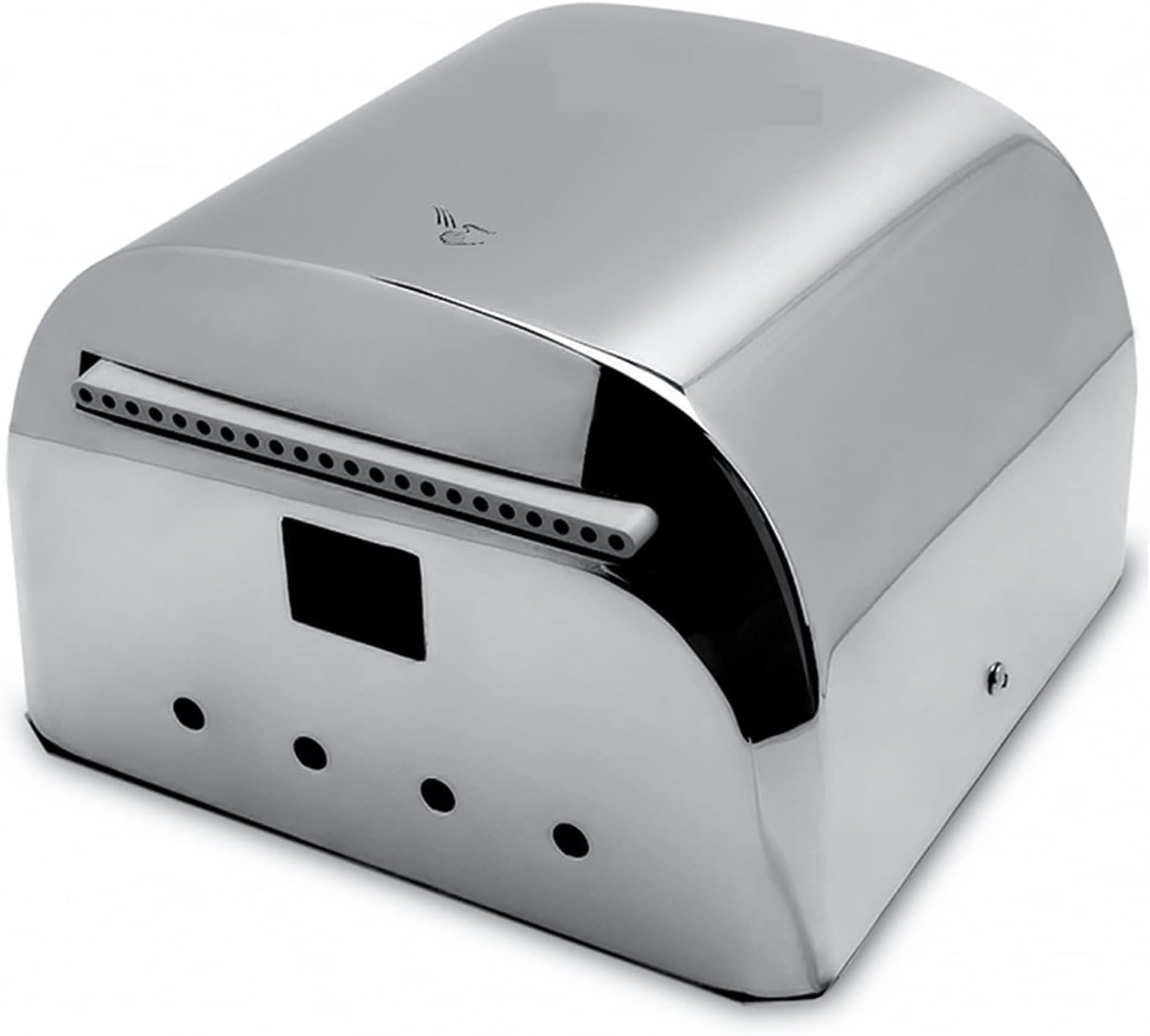 Asciugamani Elettrico, Sensore Automatico for asciuga Mani Caldo Freddo con HEPA ad Alta velocità 100 m/s 304ss Macchina for asciugare Le Mani for Uso Commerciale(Nero)