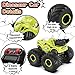 ScharkSpark Remote Control Car, 2.4GHz Monster Trucks for Boys Girls with Light, Sound & Spray, Stunt Car Toys Gift for Kids 3 4 5 6 7 8, 4WD All Terrain RC Cars for Toddlers with 2 Batteries