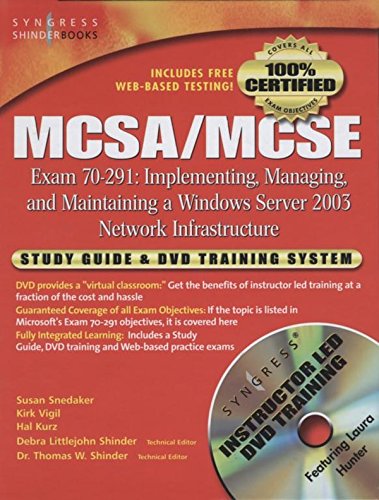 Télécharger MCSA/MCSE Implementing, Managing, and Maintaining a Microsoft Windows Server 2003 Network Infrastruc livre En ligne