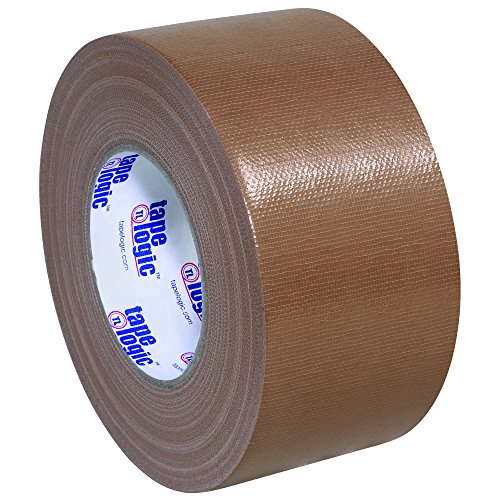 Image of Tape Logic (3 Pack) Multipurpose Brown Duct Tape, 3 Inch x 60 Yards, 10.0 Mil Thick, For Labeling, Patching, Temporary Repairs, Marking and Social Distancing