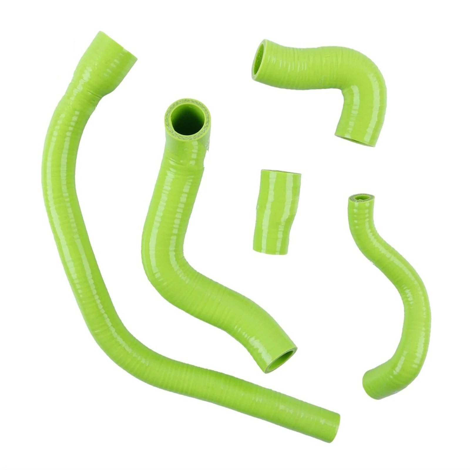 Manguito Turbo Líneas y mangueras de presión Kit de manguera y tubo de refrigerante de silicona para radiador de motocicleta Triumph Daytona 955I 995i Tiger 2001-2006(Green toxic)