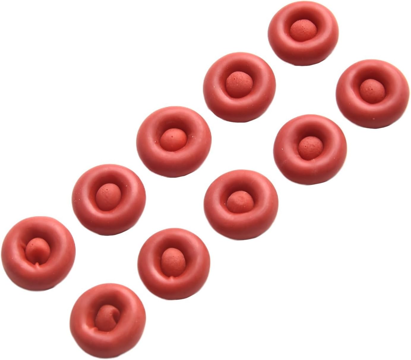 10-Pack Red Latex Caulk Sealing & Preserving Open Caulking Tubes – 80 x 50 x 10 mm Reusable Sealant Saver Adhesives, Sealants, and