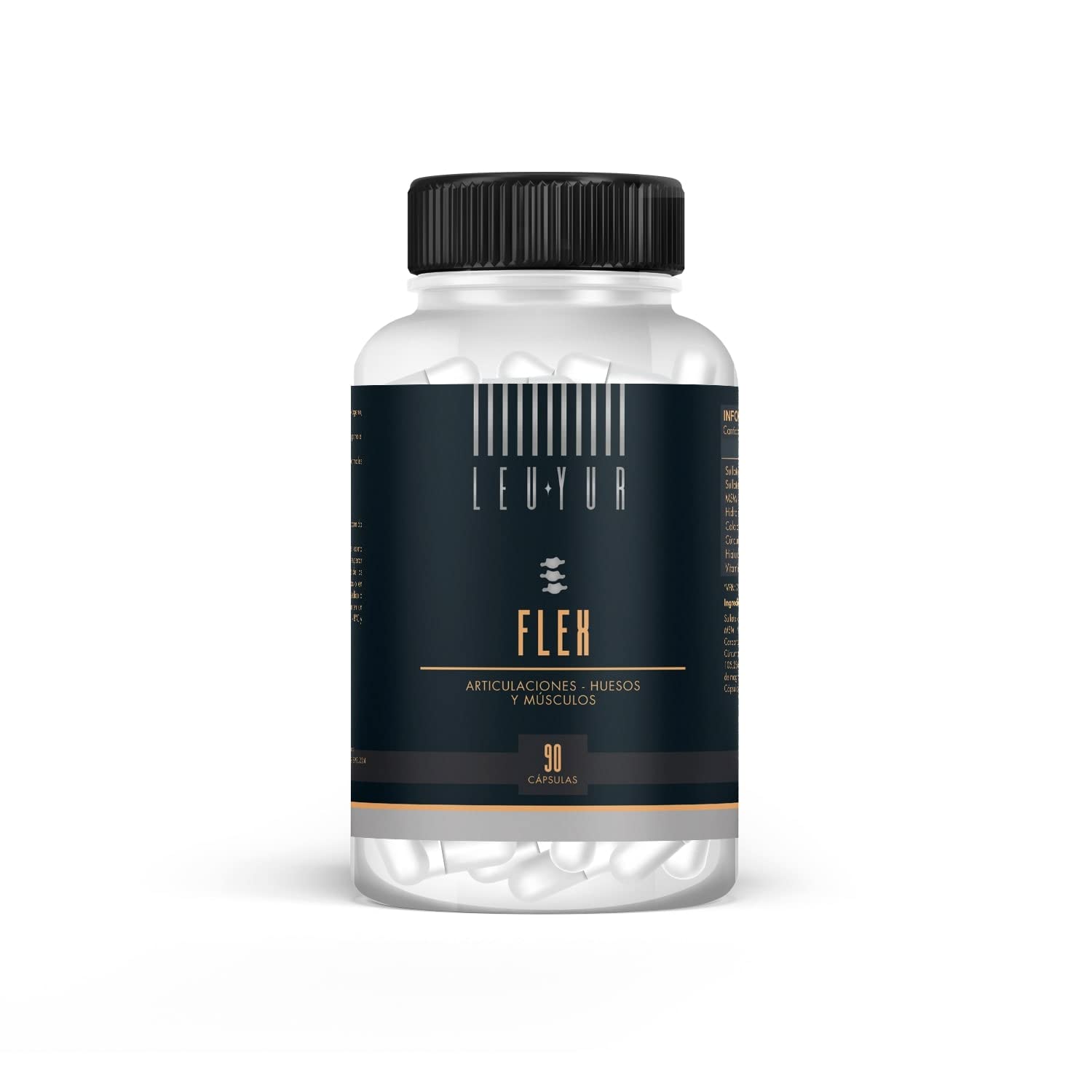 Potente tratamiento para la mejora de la salud articular y muscular | Fórmula avanzada para el cuidado de articulaciones, huesos y músculos | Con glucosamina, condroitina y MSM | 100 cápsulas