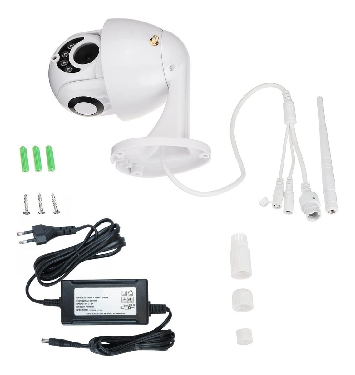 2 PEZZI Telecamera PTZ WiFi Esterno ICSEE - Camera Wireless Smart con Speed Zoom per Sicurezza Esterna, Visione Notturna, Rilevamento Movimento …