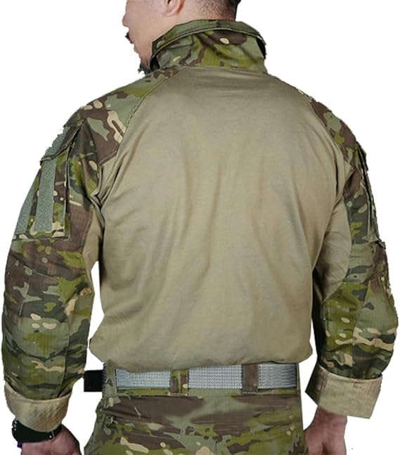 EMERSONGEAR Gen3 Chemise tactique à manches longues pour homme Airsoft Armée de combat Paintball Séchage rapide